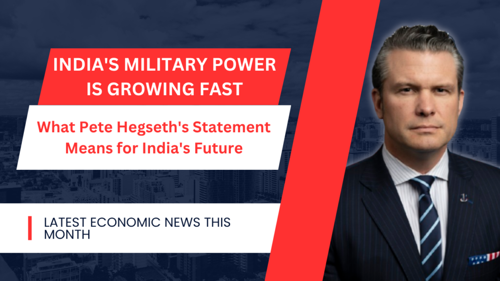 India's military modernisation highlighted after Pete Hegseth's remark, showing Indian armed forces, defence equipment, and U.S.-India strategic ties.