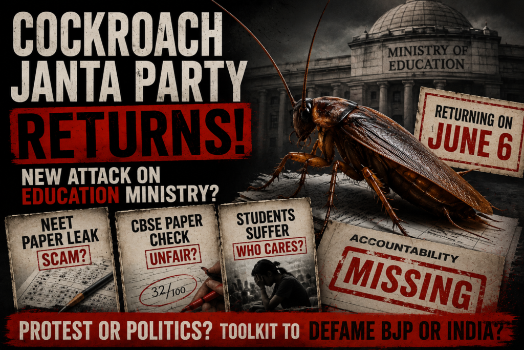 Cockroach Janta Party Chief Abhijeet Dipke's Return Sparks Political Debate